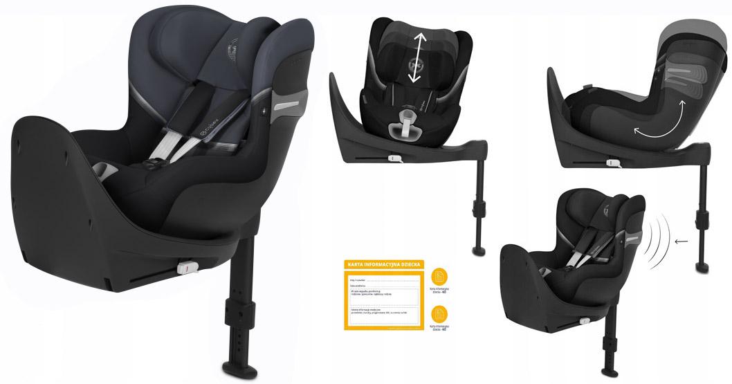 Автокрісло Cybex SIRONA S2 і-SIZE 360 GRANITE BLACK