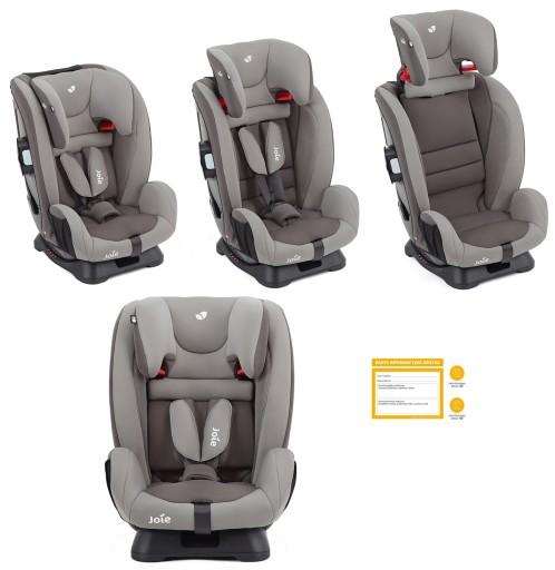 Автокрісло JOIE FORTIFI R 9-36 кг ремені Kol Dark Pewter