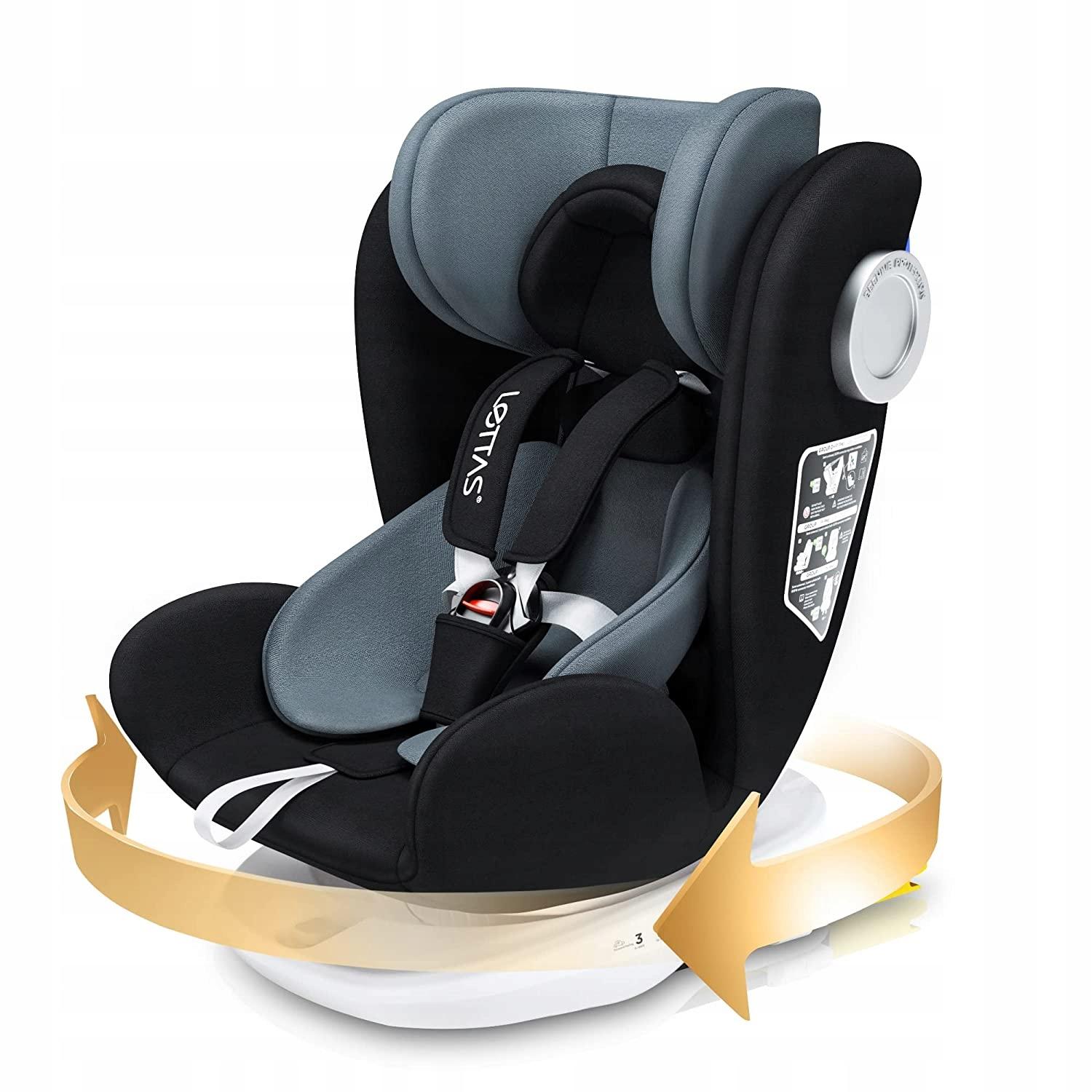 Автокрісло LETTAS 360 ° 0-36 кг ISOFIX