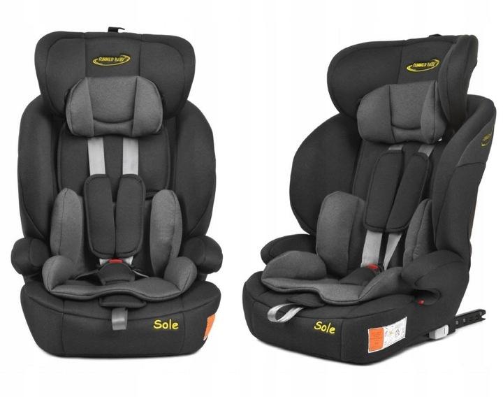 ДИТЯЧЕ АВТОКРІСЛО SUMMER BABY SOLE 9-36 КГ ISOFIX СІРИЙ