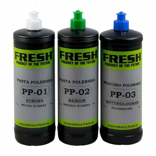 FRESH polishing pastes SET 3X1KG