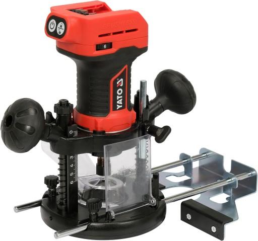 БЕЗЩІТКОВИЙ ФРЕЗЕР 2IN1 18V 6/8MM БЕЗ АКУМУЛЯТОРА ТА ЗАРЯДНОГО ПРИСТРОЮ YATO