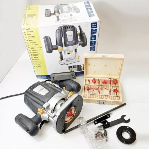 ФРЕЗЕРНИЙ ВЕРСТАТ ВЕРХНИЙ ШПИНДЕЛЬ CMI C-OF-1250 1250W MEGA SET