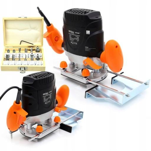 МАРШРУТОВИЙ ФРЕЗЕР ПО ДЕРЕВИНІ 6мм 8мм 1900Вт KD1683 РЕГУЛЮВАННЯ +12 ФРЕЗЕРУВАННЯ