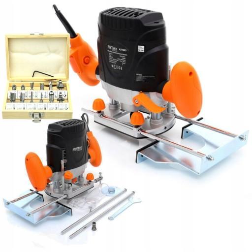 МАРШРУТОВИЙ ФРЕЗЕР ПО ДЕРЕВИНІ 6мм 8мм 1900Вт KD1683 РЕГУЛЮВАННЯ +12 ФРЕЗЕРУВАННЯ