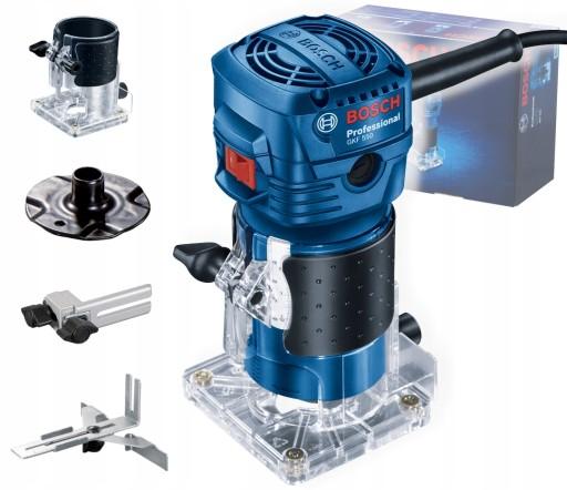 КРОМКОФРЕЗЕРНИЙ ВЕРСТАТ GKF 550 550W + АКСЕСУАРИ BOSCH