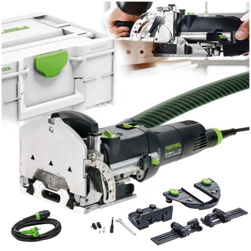 ЛАМПОЧНО-ФРЕЗЕРНЫЙ СТАНОК ДЛЯ СОЕДИНЕНИЙ ДОМИНО DF 500 Q-Set FESTOOL 576420 + ФРЕЗА