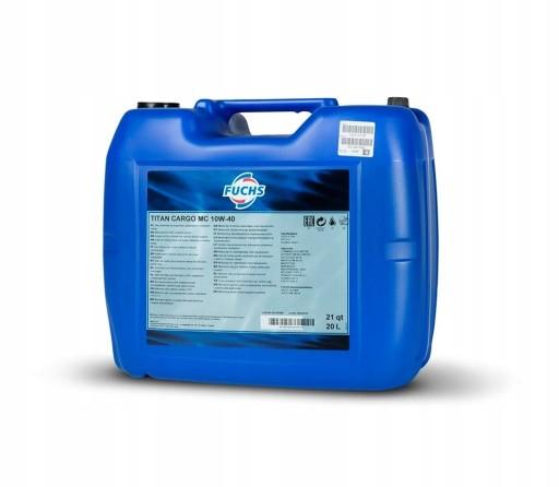 FUCHS TITAN CARGO MC 10W40 20л ACEA E7/E4 API CI-4