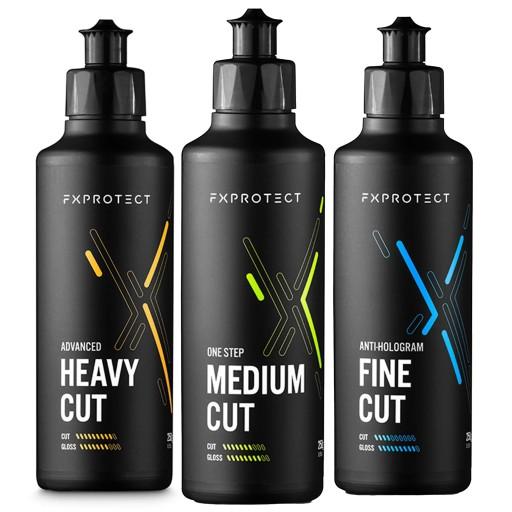 FX Protect Набір полірувальних паст для 3-ступеневої корекції Heavy Medium Fine