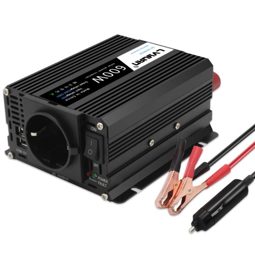 Инвертор 12В - 220В - 240В 600Вт Cantonape Wave