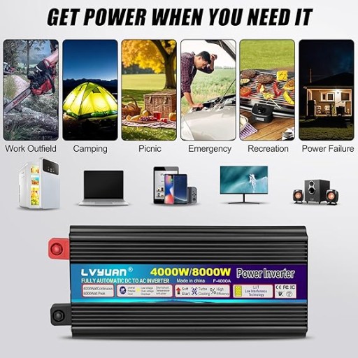 USB-инвертор LVYUAN 2000 Вт/4000 Вт