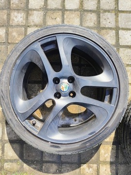 Диски Alfa Romeo 18 дюймів + літня резина