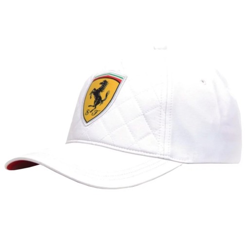 Ferrari SF FW Quilt Cap 130181044-200 размер: One size цвет: белый