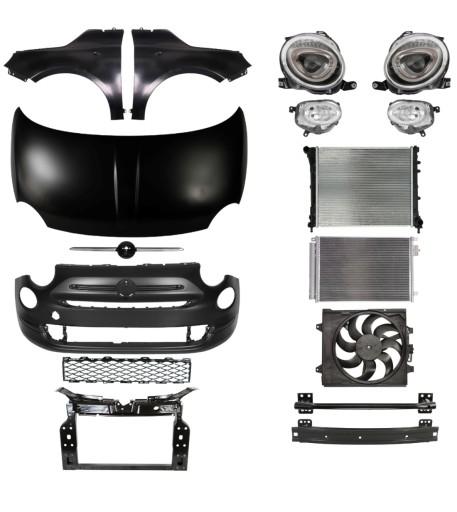 Inny204 - Fiat 500 15- Ремень бампера, капот, крыло, КОМПЛЕКТ ДЕТАЛЕЙ