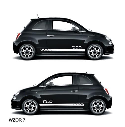 Fiat 500 Abarth наклейки ремені авто тюнінг № 7