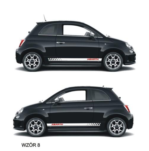 Fiat 500 Abarth наклейки ремни авто тюнинг № 8
