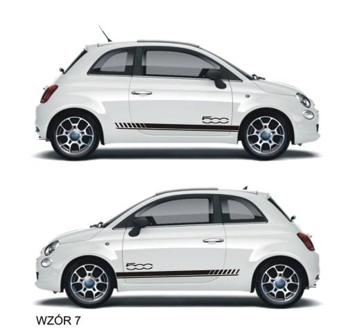 Fiat 500 Abarth наклейки Тюнінг ремені № 7