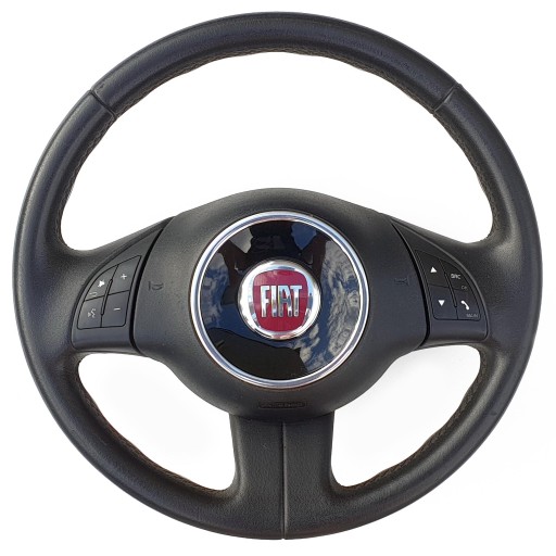 Fiat 500 sport шкіряне кермо аксесуар airbag!