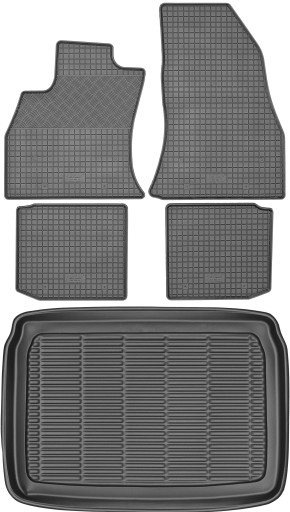 Fiat 500L Минивэн 2012 - КОМПЛЕКТ - Коврики + коврик в багажник