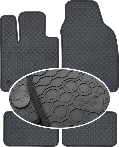 Fiat 500e 2019 - гумові килимки PrimeLiner - Чорні