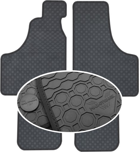 Гумові килимки Fiat Albea SD 2004-2010 PrimeLiner - Чорні