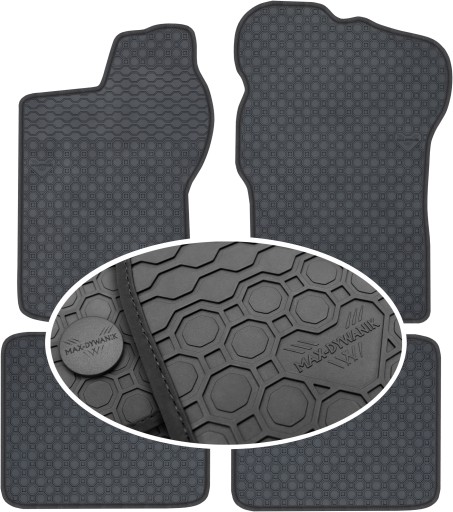 Гумові килимки Fiat Cinquecento 1991-1998 PrimeLiner - Чорні