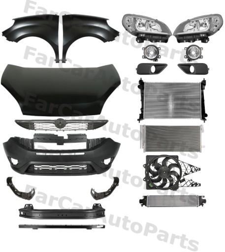 1195 - Fiat Doblo 15 - Набір запчастин ременя крила капота бампера