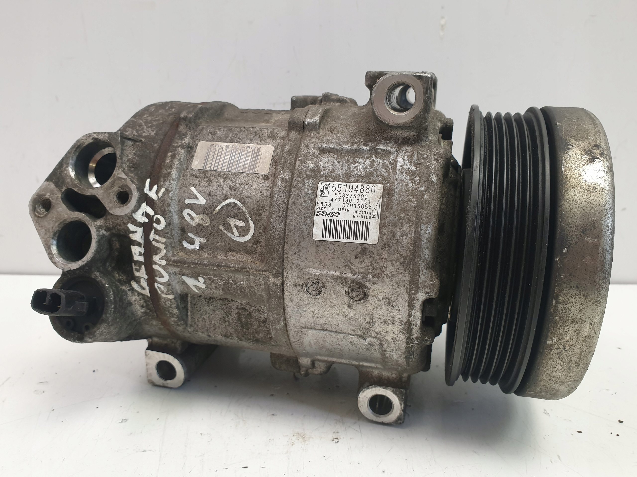 55194880 - Fiat Grande Punto 1.4 8V компрессор кондиционера