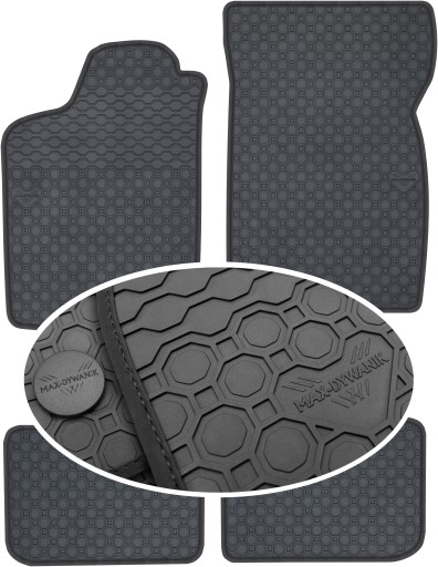 Гумові килимки Fiat Punto I HB 1993-1999 PrimeLiner - Чорні