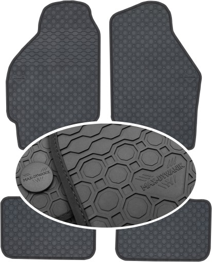 Fiat Punto II HB 3D 1999-2011 гумові килимки PrimeLiner - Чорні