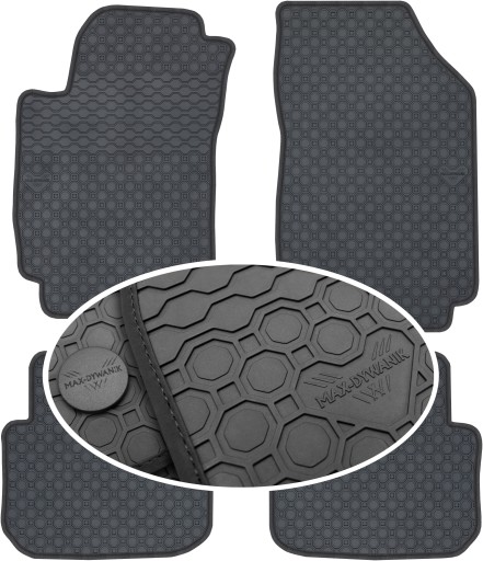 Гумові килимки Fiat Stilo Hatchback 2001-2010 PrimeLiner - Чорні