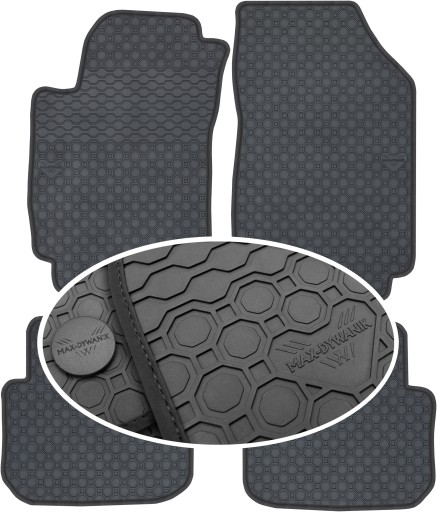 Гумові килимки Fiat Stilo Kombi 2001-2011 PrimeLiner - Чорні