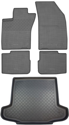 Fiat Tipo SD 2017 - КОМПЛЕКТ - Коврик в багажник + коврик для ног