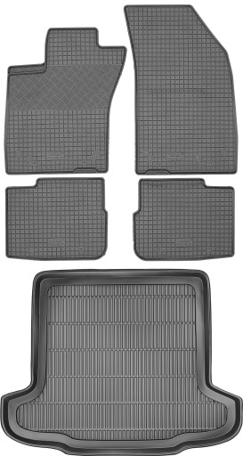 Fiat Tipo Sedan 2016 - КОМПЛЕКТ - Коврики + коврик в багажник