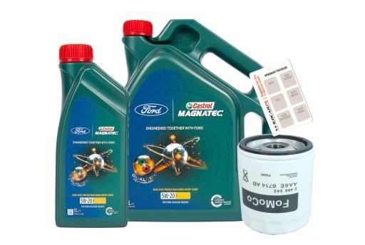Oe + фільтр 5w20 Ford Galaxy II III Mondeo IV V 2.0