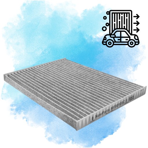 1255A - Салонный фильтр mf90105c с углем nissan qashqai x-trail замена k1255a