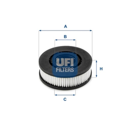 27.689.00 - Фильтр, вентиляция коленчатого отсека UFI 27.689.00