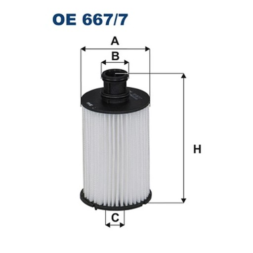 OE 667/7 - Масляний фільтр FILTRON OE 667/7