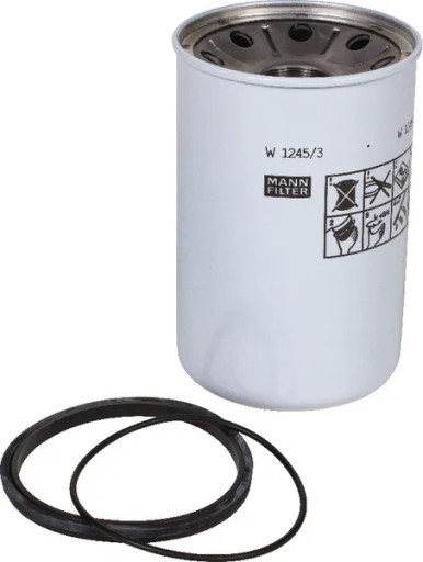 1245/3 - Масляный фильтр Крамп, наружный диаметр 124 мм, длина 19