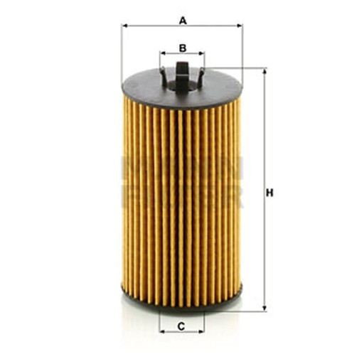 Масляный фильтр MANN-FILTER HU 6019 с