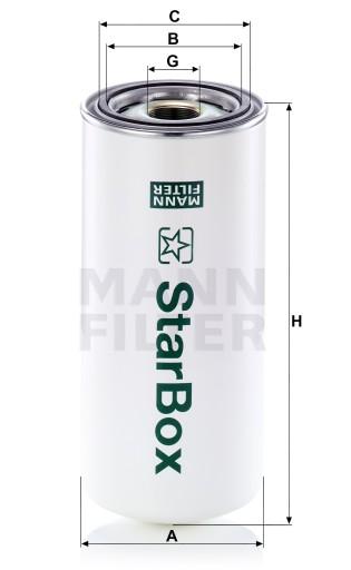 Фильтр масляный MANN-FILTER LB 13 145/20