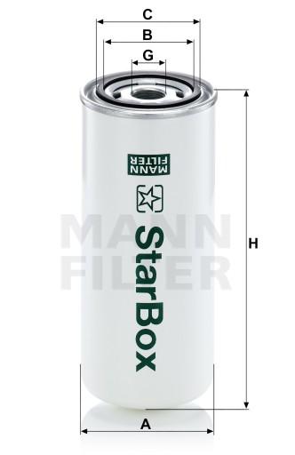Фильтр масляный MANN-FILTER LB 962/21