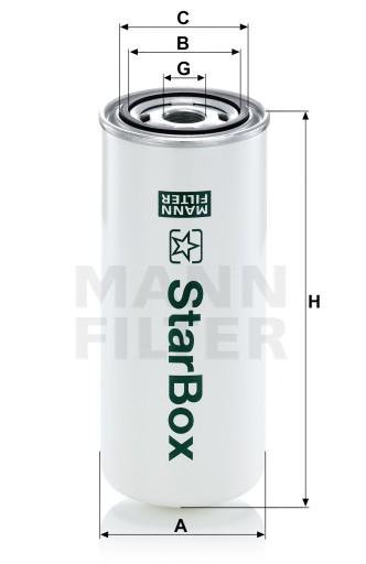 Фильтр масляный MANN-FILTER LB 962/21