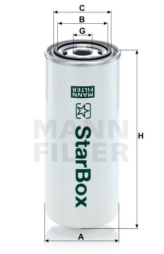 Фильтр масляный MANN-FILTER LB 962/21