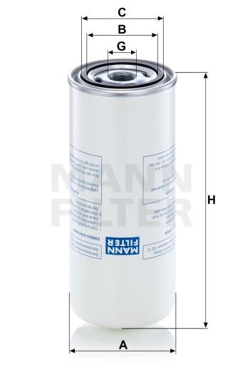 Фільтр масляний MANN-FILTER LB 962/8