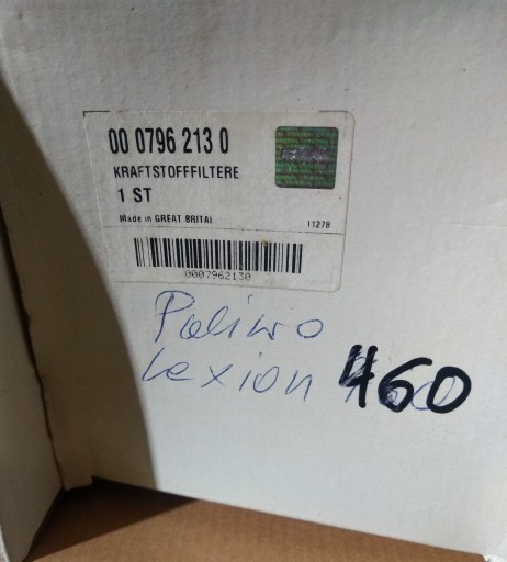 68711, 7733140, - Фільтр паливний CLAAS 0007962130