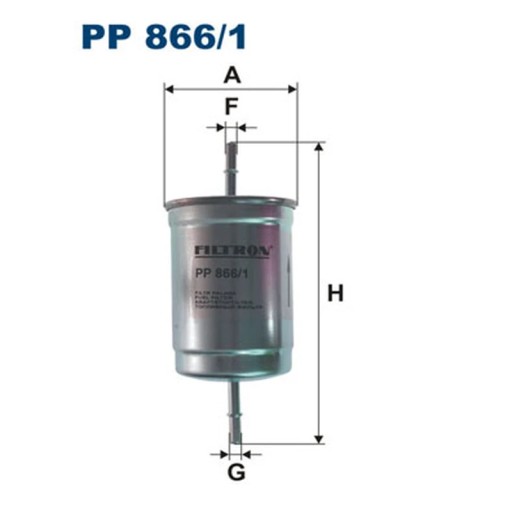 PP 866/1 - Топливный фильтр FILTRON PP 866/1