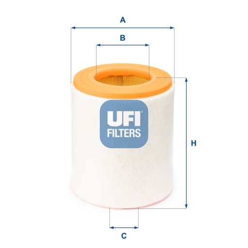 UFI-27.A48.00-ZS1 - Воздушный фильтр UFI 27.A48. 00