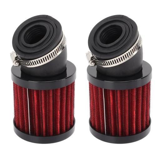 Воздушный фильтр мотоцикла, изгиб 45 градусов.