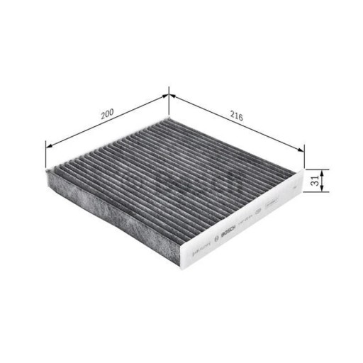 1987432574 - Фильтр, вентиляция салона BOSCH 1 987 432 574